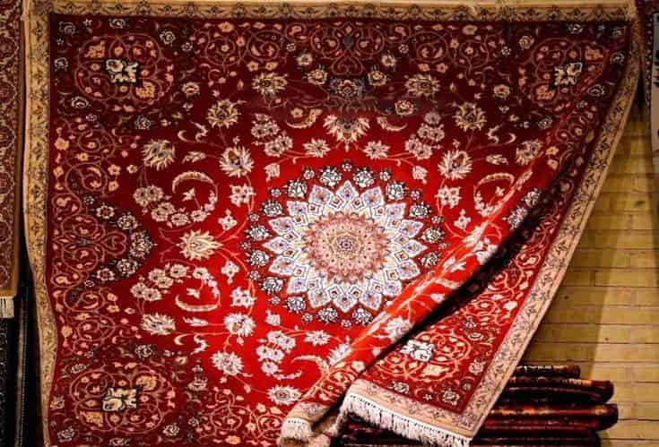 تصویر 4 از گلیم فرش دستباف سنتی و لوکس با بافت ظریف